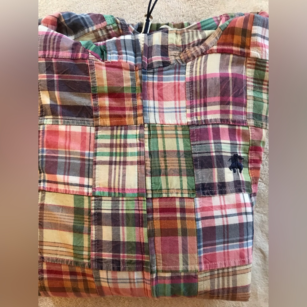 Brooks Brothers Nantucket (Authentic) India Madras Patchwork Plaid Hoodie Jacket - Picture 7 of 15